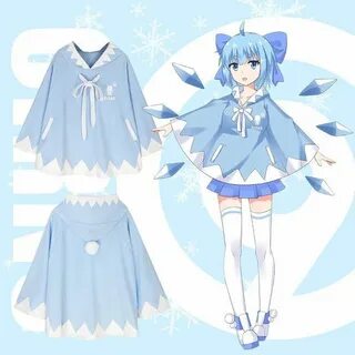 Reservation Cirno Icycle Poncho Cape CP1710845 Cute, Anime o