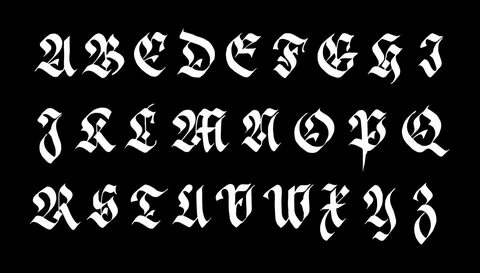 Learning Blackletter Alphabets (Free Downloadable Guides) - 