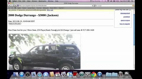 Craigslist Jackson Ms Used Cars : Craigslist Chattanooga Ten