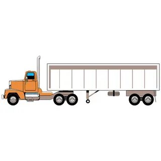 18 wheeler Free SVG