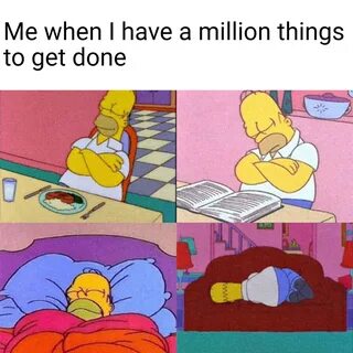 Homer Simpson Napping Everywhere Meme Template