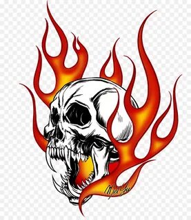 Flaming Skull Clipart at GetDrawings Free download