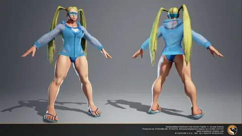 Chi Kit Leong - Street Fighter V: Rainbow Mika_Swimsuit
