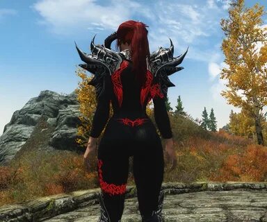 daedric vanilla female armor bodyslide at skyrim nexus mods 