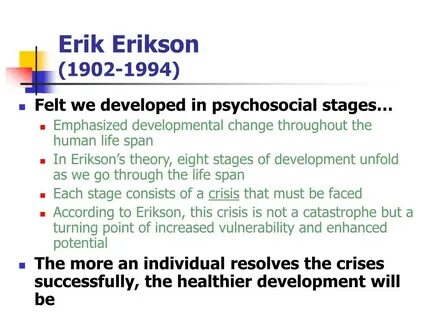 Erikson S Life Span 10 Images - Flip To Back Flip To Front, 