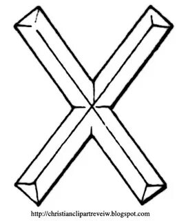 Saint Andrew's Cross Chrismon Pattern Christian Clip Art Rev