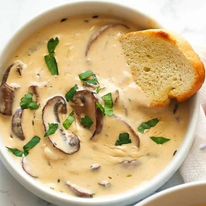 Cream of Mushroom Soup - creamy, elegant cream of mushroom soup...