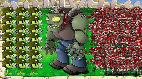 99999 Football Zombie vs Dr. Zomboss vs Gatling Pea Hack PvZ