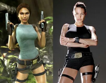 Angelina Jolie Lara Croft - Angelina Jolie interpretou Lara 