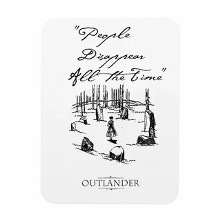 People Disappear All The Time - Outlander Rectangular Photo 