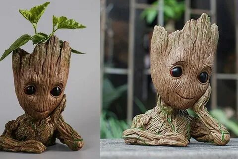 Adorable Baby Groot Planter Baby groot, Guardians of the gal