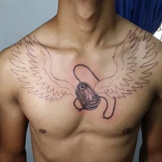 Angel Wings Tattoo On Chest * Arm Tattoo Sites