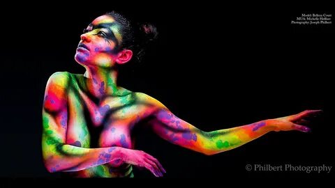 Fiery Bodypaint shoot BTS - YouTube