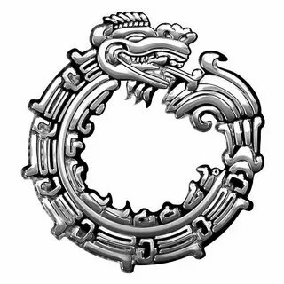 Aztec Serpent Quetzalcoatl 3d Silver " by Captain7 Redbubble