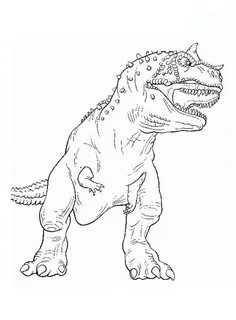 Carnotaurus 2 Coloring Pages - Coloring Cool
