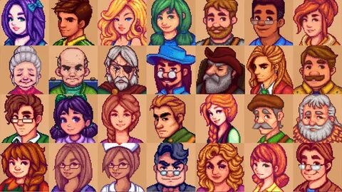 Stardew Valley GAME MOD Katekatpixels Portrait Overhauls v.1