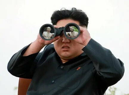 Kim Jong Un: Kim Jong Un Binoculars Meme