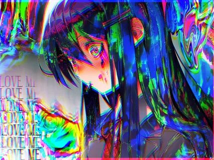 Anime Glitchcore Wallpapers - Wallpaper Cave