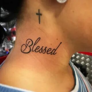 Tatuagem blessed: 50 inspirações para uma tattoo abençoada T