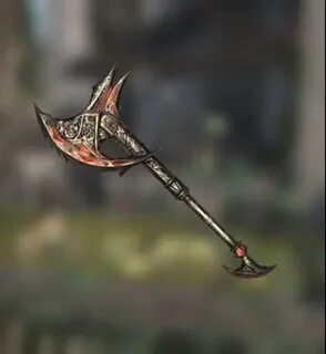Daedric War Axe (Blades) Elder Scrolls Fandom