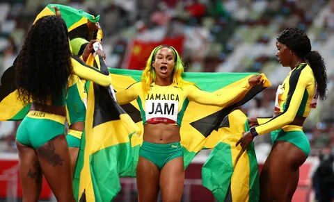 Olympics-Athletics-Jamaican women underline sprint dominance