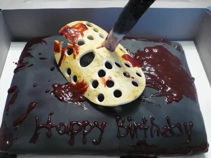Friday the 13th bday cake. Too cool!! Scary cakes, Crazy cak