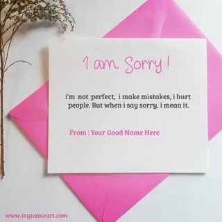 Create a sorry card online