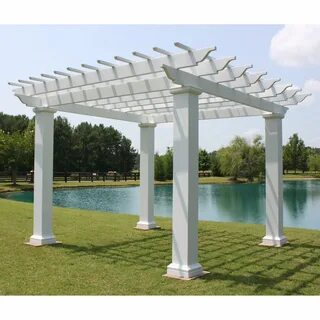 Key West Fiberglass Pergola - Walmart.com