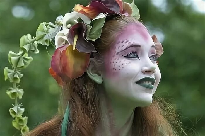 Renaissance fair, Fairy costume, Fairy makeup