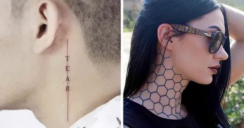 30 People Who Creatively Inked Their Necks Bored Panda