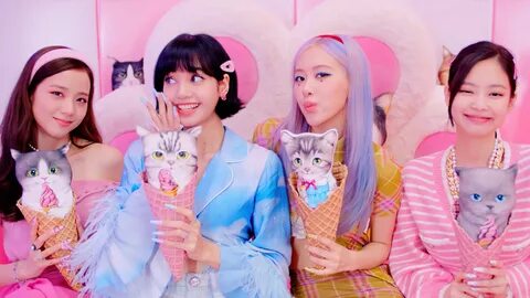 #343830 BLACKPINK, 블랙핑크, Kpop, K-pop, Girls, Ice Cream, Memb