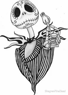 Sugar Skull Jack Skellington' Sticker by ShayneoftheDead in 