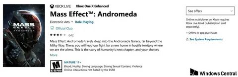 Слух: Mass Effect: Andromeda получит улучшение для Xbox One 