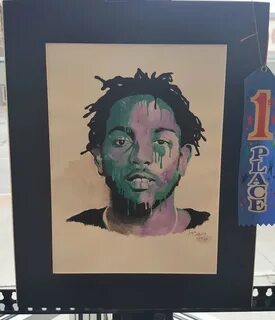 A painting of Kendrick Lamar is headed to the U.S. capitol. 