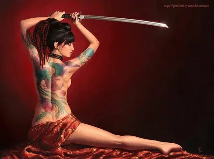 Spirit of the Samurai. by artsfeng.com Katana girl, Samurai 