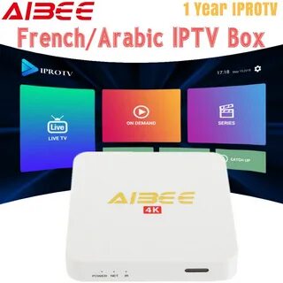 Android 7.1 TV Box with 1 Year iprotv subscription Arabic Fr