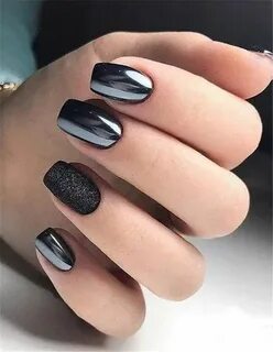 50 Stylish Winter Short Square Nail Designs To Copy This Sea