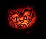 cheshire cat pumpkin - Szukaj w Google on We Heart It