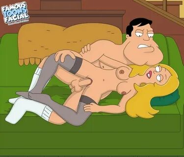 See Stan and Francine having hook-up on the bed American Dad