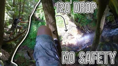 120 FOOT DROP **NO SAFETY LINE** - YouTube