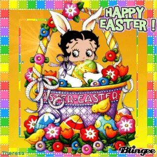 Have a lovely Easter Betty boop art, Happy easter bunny, Bet