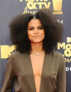 ZAZIE BEETZ at 2018 MTV Movie and TV Awards in Santa Monica 