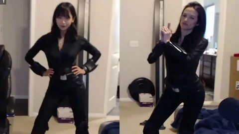 Jinny and Jaycgee Black Widow Cosplay with Esfand - Twitch N