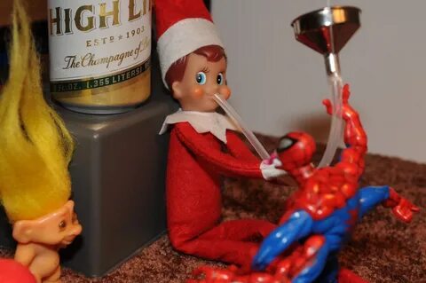 20 Hilarious Photos Of The Elf On The Shelf Being Very Naugh