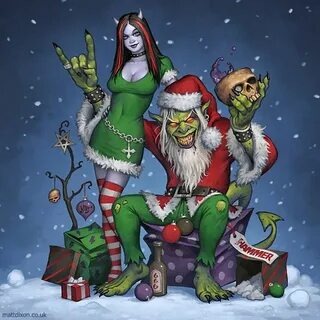 Metal Santa by MattDixon on DeviantArt Creepy christmas, Chr