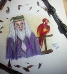 Albus Dumbledore #drawing #illustration #harrypotter #dumble