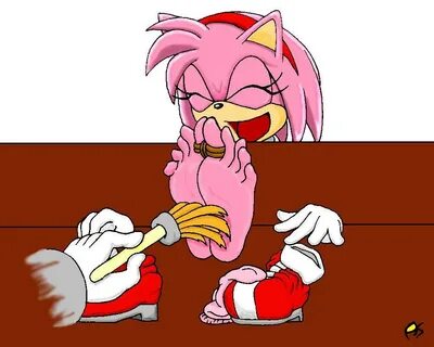 Amy Rose Feet Tickle Fruitgems : Amy Rose Happy Toes 2 by he