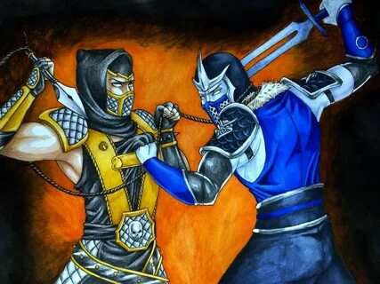 MKD Scorpion vs Sub-Zero by Grace-Zed on DeviantArt