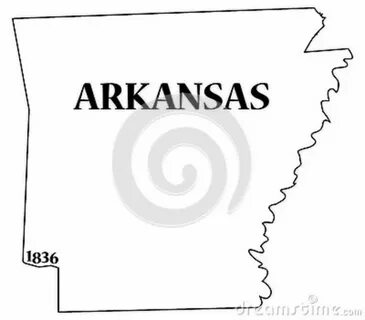 Arkansas State and Date stock illustration. Illustration of 