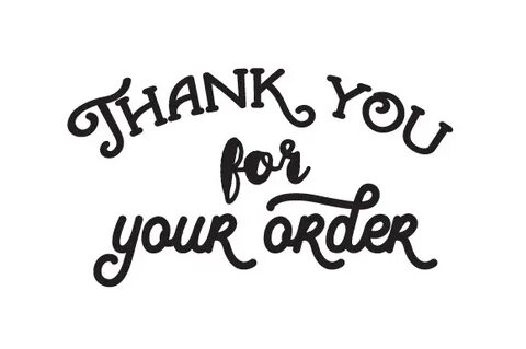 Thank You for Your Order SVG Cut file by Creative Fabrica Cr